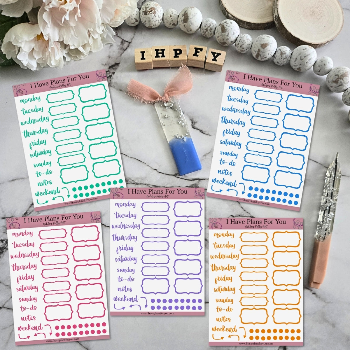 Flourish & Function Stickers - Jewel