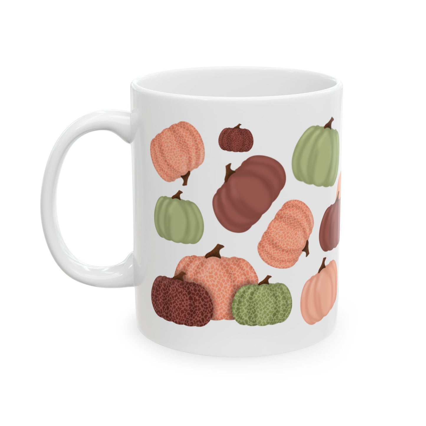 Pumpkin Pattern Ceramic Mug