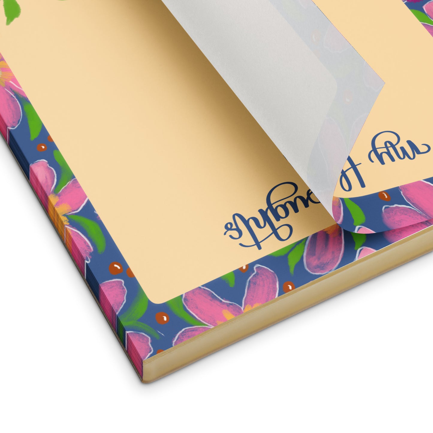 Berry Floral Burst Notepad