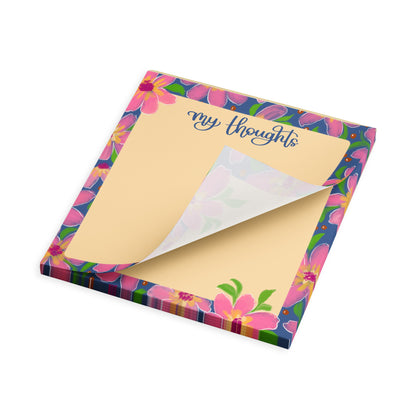 Berry Floral Burst Notepad