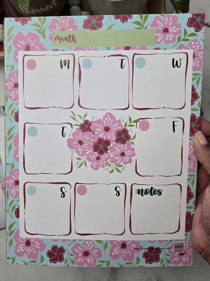 Floral Reverie Weekly Planner Pad